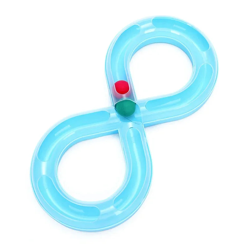 Cat Turntable Play Set – Tunnel & Teaser Toy