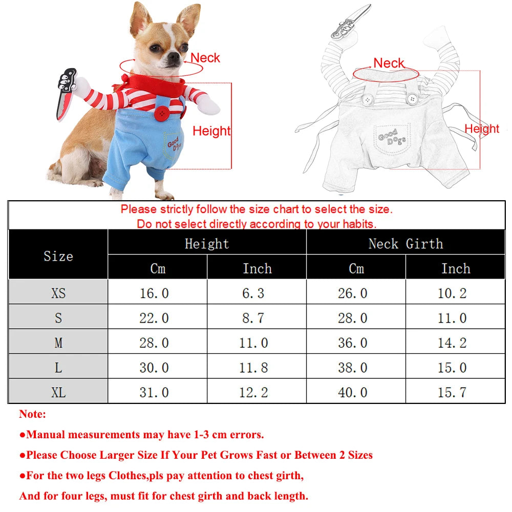 “Good Dog” Killer Doll Pet Costume