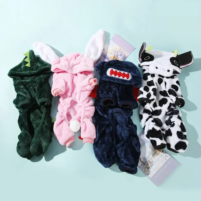 Cozy Fleece Dog Hoodie – Winter Warm Pet Coat