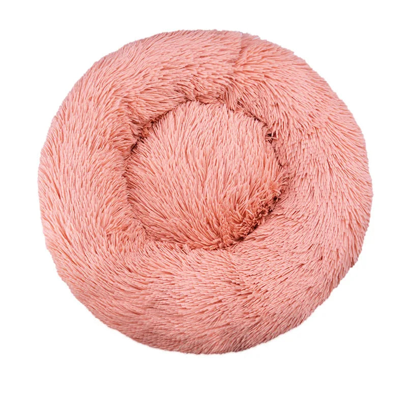 Plush Round Pet Bed