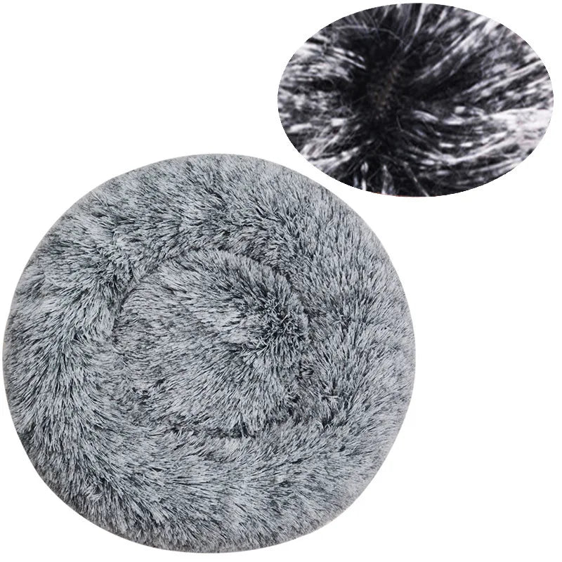 Plush Round Pet Bed