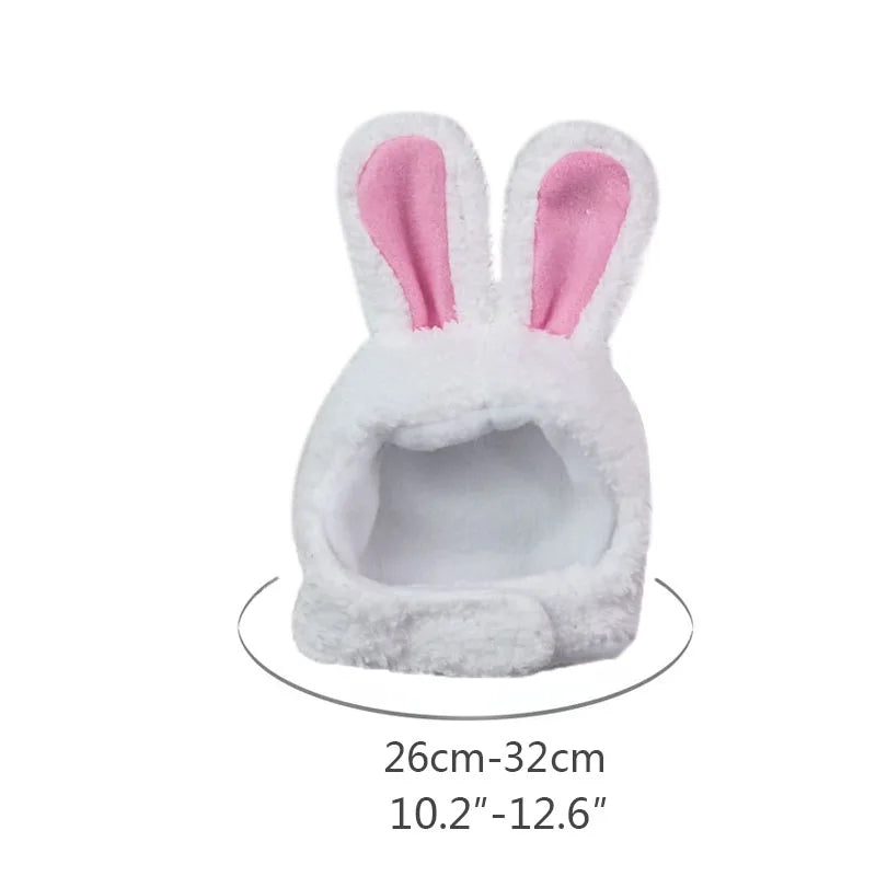 Cozy Critter Ears Pet Hats (Bear and Rabbit)