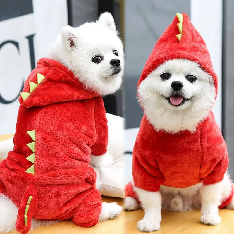 Cozy Fleece Dog Hoodie – Winter Warm Pet Coat