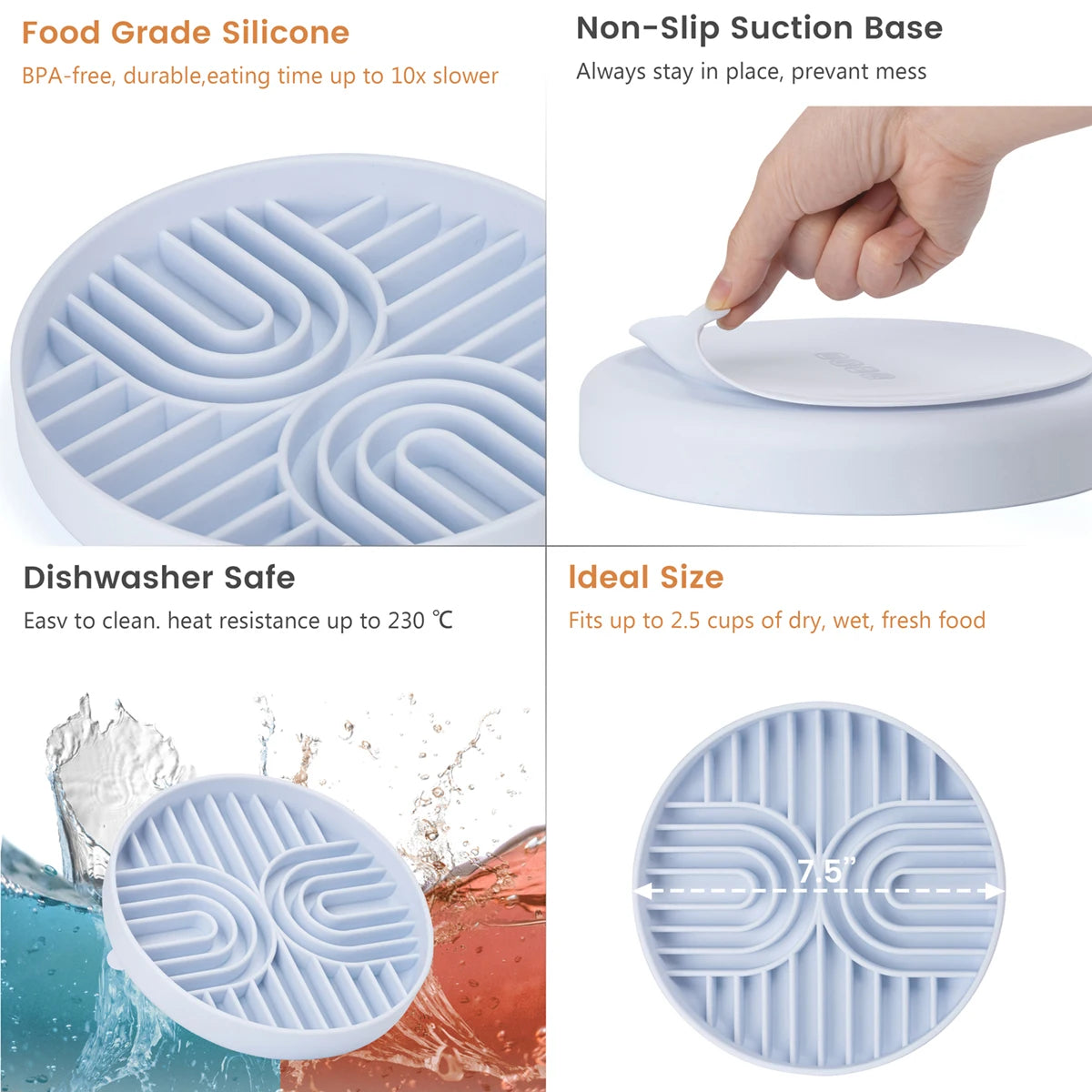 Slow Feeder Pet Mat