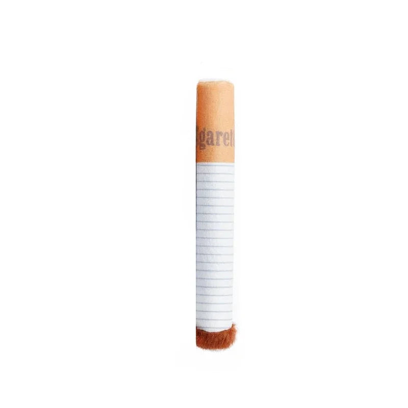 Cigarette Plush Dog Toy